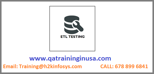 Best ETL Testing Training Online And Job Support