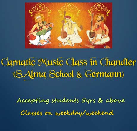 Carnatic Music Classes In Chandler