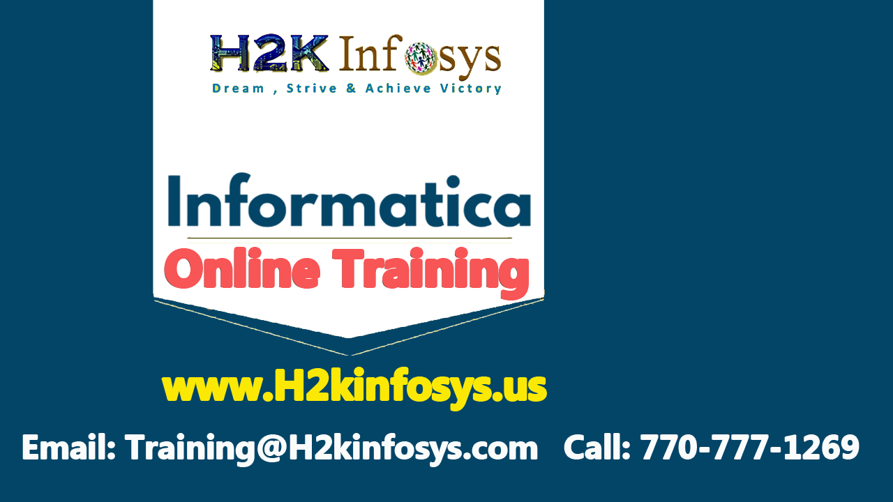 Informatica Online Training and Job Placement Assistance