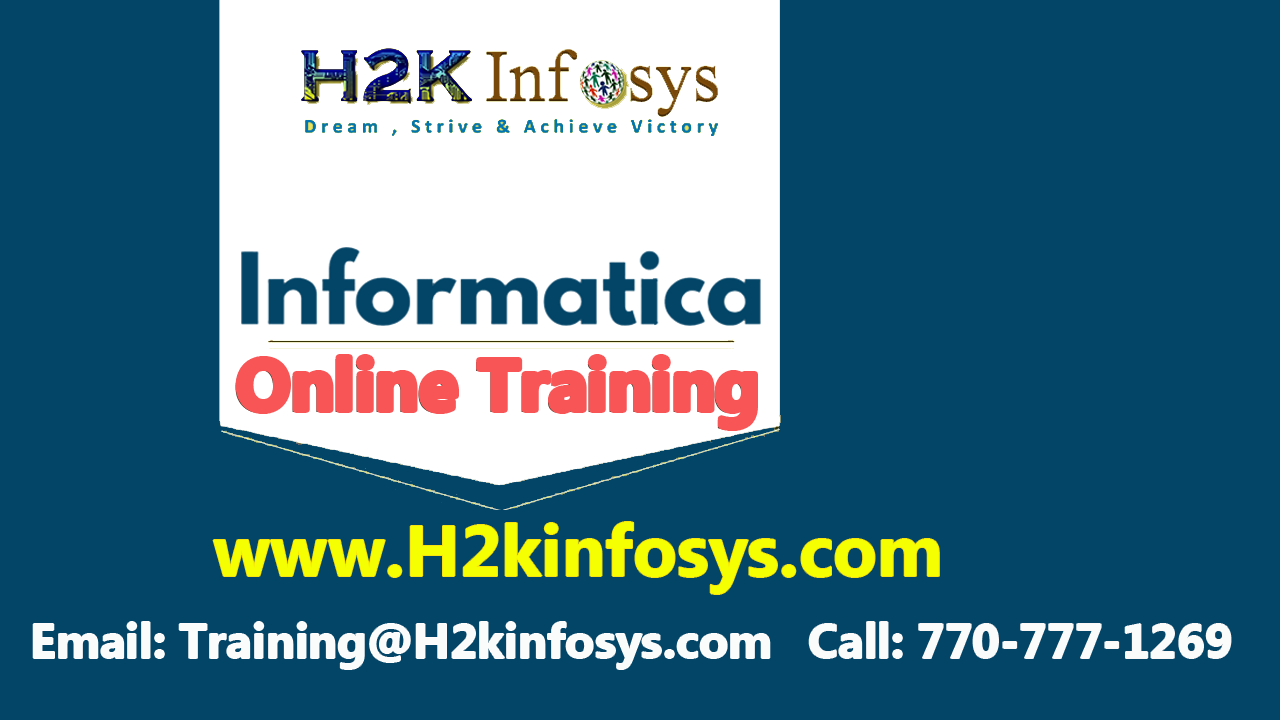 Informatica Online Training and Placement Assistantance