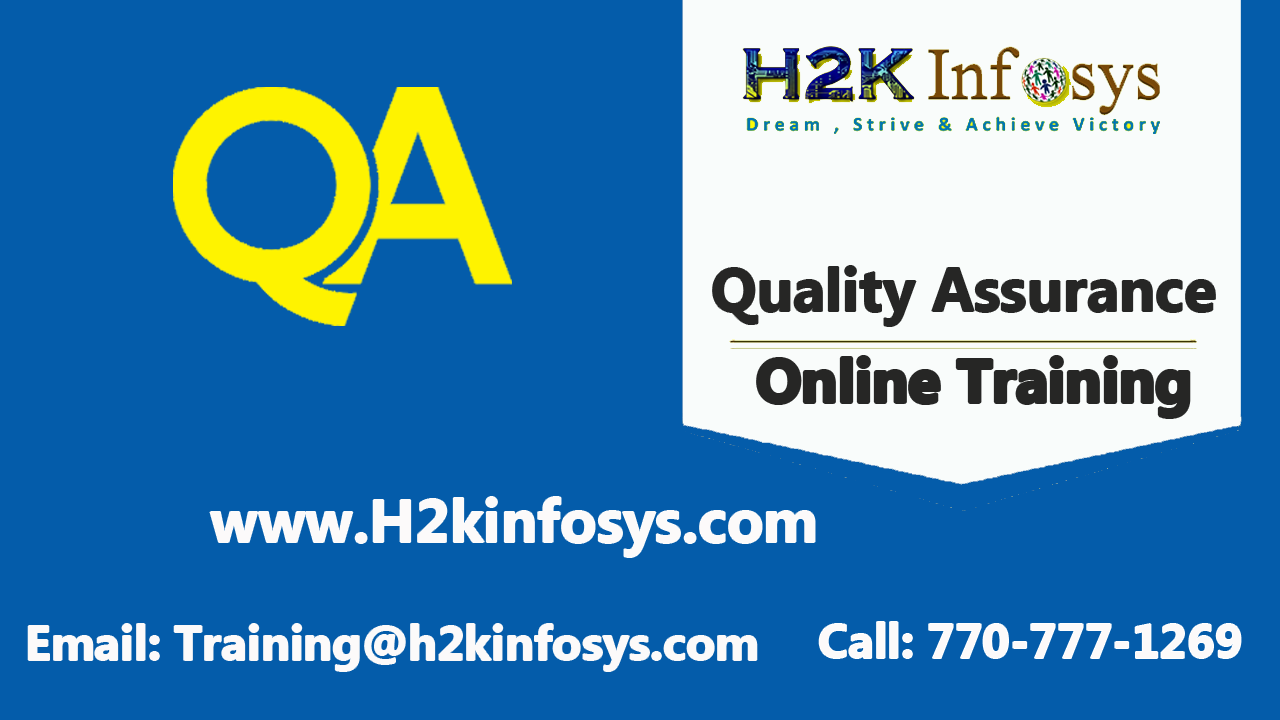 QA Online Training and Placement Assistance