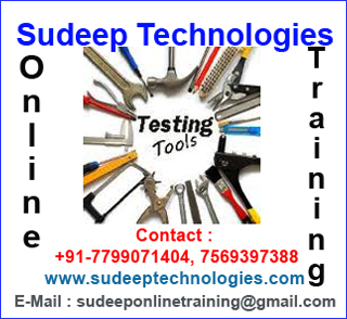 Testing Tools Online Training From India