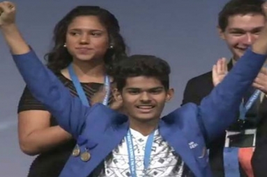 Indian boy wins the world&rsquo;s largest pre-college science competition in US