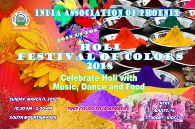 Holi 2018 - India Association of Phoenix