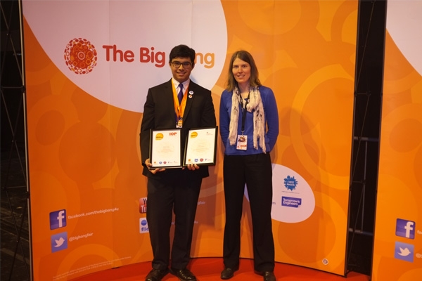Institute of Physics Prize for Indian-origin schoolboy