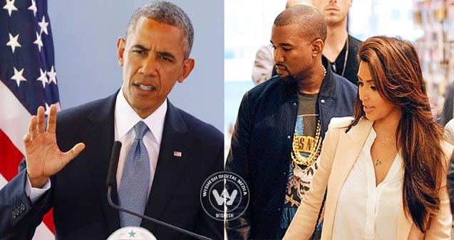 Obama critiques Kim and Kanye},{Obama critiques Kim and Kanye