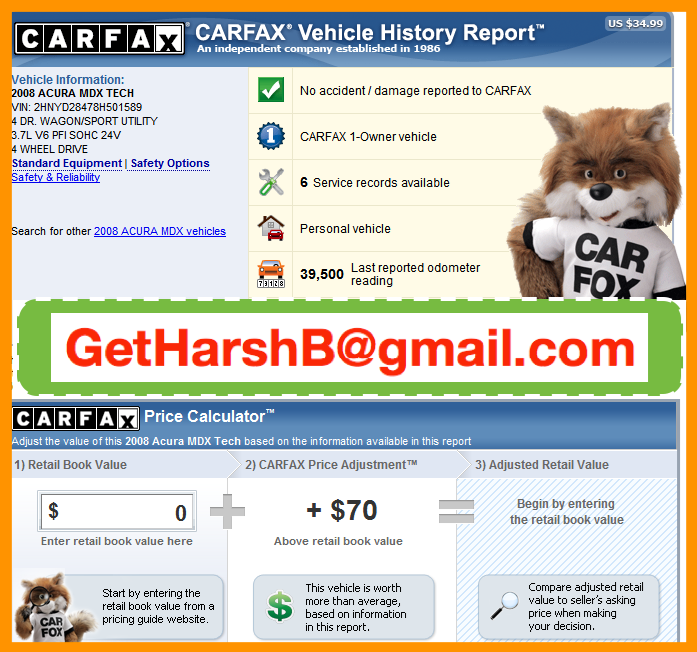 CARFAX and...