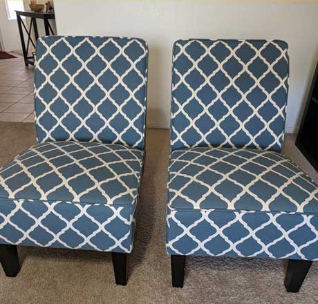Armless Accent Chairs For Sale
