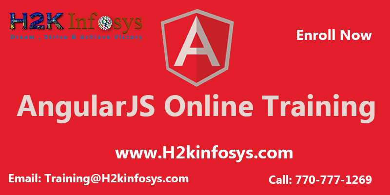AngularJS Training provided by H2K Infosys