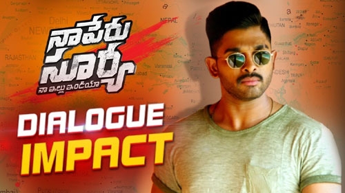 naa peru surya naa illu india dialogue impact