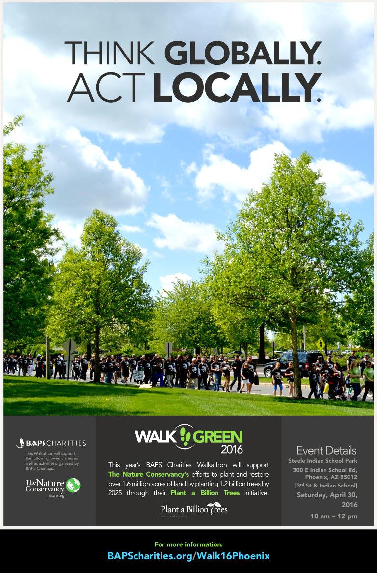 Baps Charities Walk Green 2016