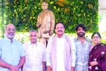 ANR Statue, ANR 100th Birthday news, anr statue inaugurated, Annapurna studios