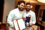 Allu Arjun awards, Allu Arjun pictures, allu arjun celebrates receiving national award, Thank you