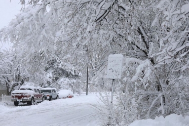 Arizona And California Roads Blocked With Snow And Rain