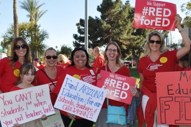 Arizona Teachers Decided To Boycott Over Education Funding To Be Held On Thursday April 26
