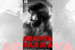 arjun reddy dhooram, arjun reddy, arjun reddy s tamil remake retitled adithya varma new poster out, Banita sandhu