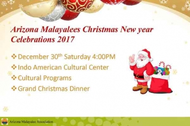Arizona Malayalees - Christmas New Year 2017