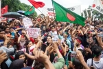 Bangladesh prime minister HAsina, social media ban in Bangladesh, bangladesh the protest to withheld reservation, Police force