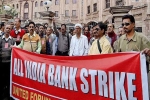 Indian banking services to be on hold, banking employees on strike, indian banking services to be obstructed as employees go on strike for two days, Canara bank
