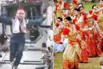 NASA astronaut Mike Fincke, bihu celebrations in space, watch bihu celebrations in space video of nasa astronaut s traditional folk dance back in 2004 goes viral, Baisakhi