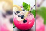 blueberry drinks, How to make Blueberry Lemonade, blueberry lemonade, Blueberries