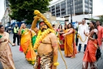 bonalu festival in london, bonalu festival, over 800 nris participate in bonalu festivities in london organized by telangana community, Cadbury