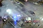 SUV stolen, Car crash in Phoenix, 3 dead 6 injured in a major crash at i 17 in phoenix, Fire crew