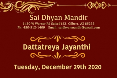 Sai Dhyan Mandir - Datta Jayanthi