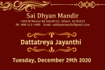 Arizona Current Events, Datta Jayanthi in Sai Dhyan Mandir, sai dhyan mandir datta jayanthi, Abhishekam