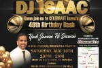 Arizona Upcoming Events, Arizona Current Events, dj isaac s 40th bollywood birthday bash, Isaac
