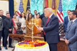 Donald Trump with Narendra Modi, Donald Trump latest, donald trump celebrates diwali at white house, Lord ganesha Donald Trump with Narendra Modi, Donald Trump latest, donald trump celebrates diwali at white house, Lord ganesha