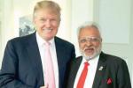 Narendra Modi, President-elect Donald Trump, donald trump meets indian partners hails pm modi s work, Second deepavali