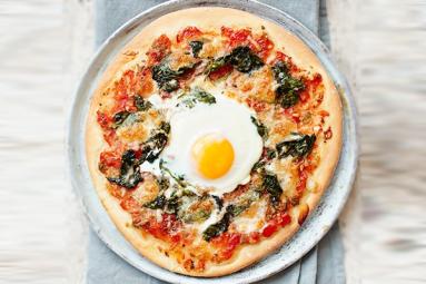 Egg And Rocket Pizzas