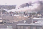 Fire Broke out, Firefighters, fire fighters battling debris fires in phoenix, Fire fighter