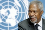 United Stations secretary-general Kofi Annan, Kofi Annan, former un chief kofi annan dies at 80, Nobel peace