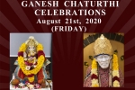 Ganesh Chathurthi (Chavithi) 2020 in Arizona, Events in Arizona, ganesh chathurthi chavithi 2020 sai dhyan mandir, Gilbert