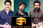 Geetha Arts new announcements, Allu Arjun, geetha arts to announce three pan indian films, Boyapati srinu