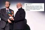 Bill and Melinda Gates Foundation, narendra modi, narendra modi receives global goalkeeper award, Melinda gates