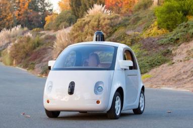 Google shows off self-driving cars