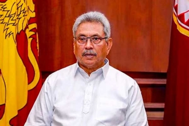 Gotabhaya Rajapakse Resigns After Landing in Singapore