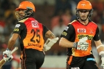 David Warner, Kane Williamson, hyderabad outclassed delhi daredevils, Angelo mathews David Warner, Kane Williamson, hyderabad outclassed delhi daredevils, Angelo mathews