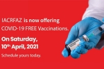 Arizona Current Events, Arizona Events, iacrfaz is now offering covid 19 free vaccinations, Iacrfaz