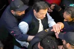 Imran Khan live updates, Imran Khan breaking updates, pakistan former prime minister imran khan arrested, Protesters