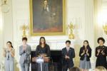 Maya Eashwaran, First Lady Michelle Obama, indian american student recites painful poetry of replacement of tamil with english at white house, American girl