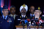 Air Vice Marshal Ravi Kapoor, Rear Admiral D S Gujral, indian army navy air force joint press briefing, Krishna ghati