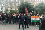 london protest indians, protest pakistan commission london, indians protest in london over pulwama terror attack, Inida