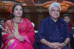 javed akhtar, jammu and kashmir, javed akhtar and shabana azmi cancelled their visit to literary conference in karachi, Celebrity couple