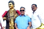 Superstar Krishna statue in Vijayawada, Mahesh Babu fans invitation to Kamal Haasan, kamal haasan unveiled statue of superstar krishna, Avinash