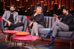 Baahubali team on Koffee with Karan, Bollywood, baahubali trio shares coffee couch on koffee with karan, Director ss rajamouli