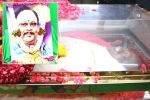 Krishnam Raju latest updates, Krishnam Raju last rites, krishnam raju last rites held with state honours, Tollywood celebrities